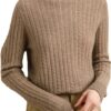 100% Cashmere Sweater Knitted Bottoming Shirt Women's V-Neck Pullover Winter Fashion Clothes