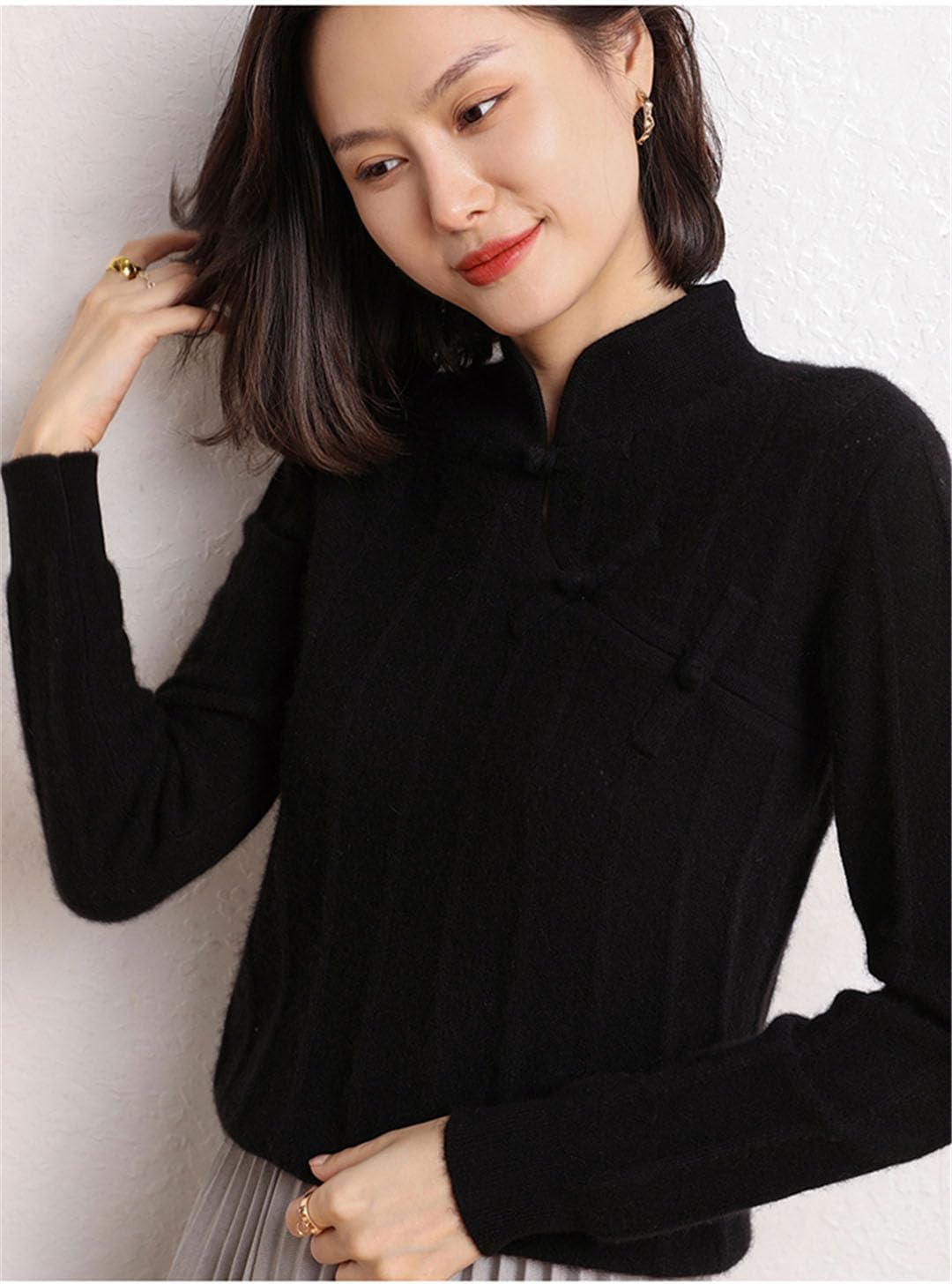 100percent Cashmere Sweater Women Pullover Fashion Clothes Girls Tops Jumper - Image 8