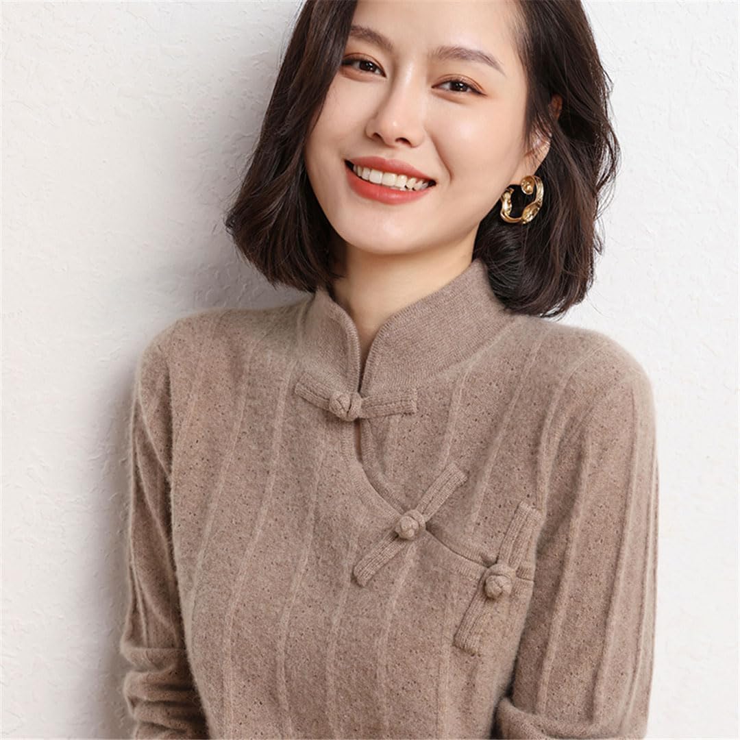 100percent Cashmere Sweater Women Pullover Fashion Clothes Girls Tops Jumper - Image 5