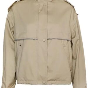 Fashion Womens Clothing Spring Autumn Stand Ladies Clothes Long Sleeved Cotton Coats