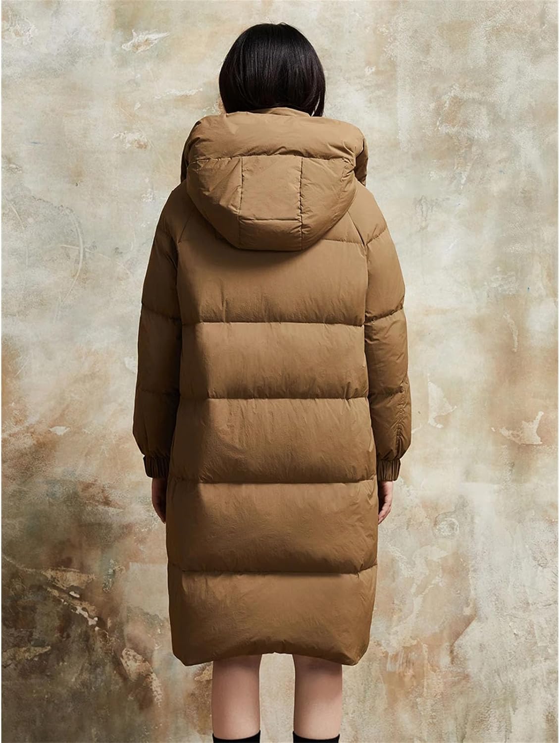 Long Women's Winter Down Jacket Hood Zipper Fashion Duck Down Coat Puffer Quilted Jacket Female Clothing Snow Outwear - Image 7