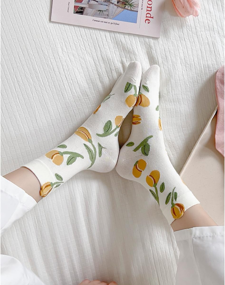 OTAODKA Cute Cotton Socks for Women and Girls Novelty Ankle Athletics Sock - Image 8