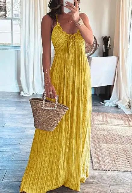 WINSUNNY Fashion Sexy Summer Casual Suspenders Long Female Clothing Outfits - Image 2