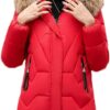 Winter Parka Coat Women Korean Loose Fashion Hooded Jacket White Red Black M-3XL Plus Size Slim Warmth Clothing Red XXXL