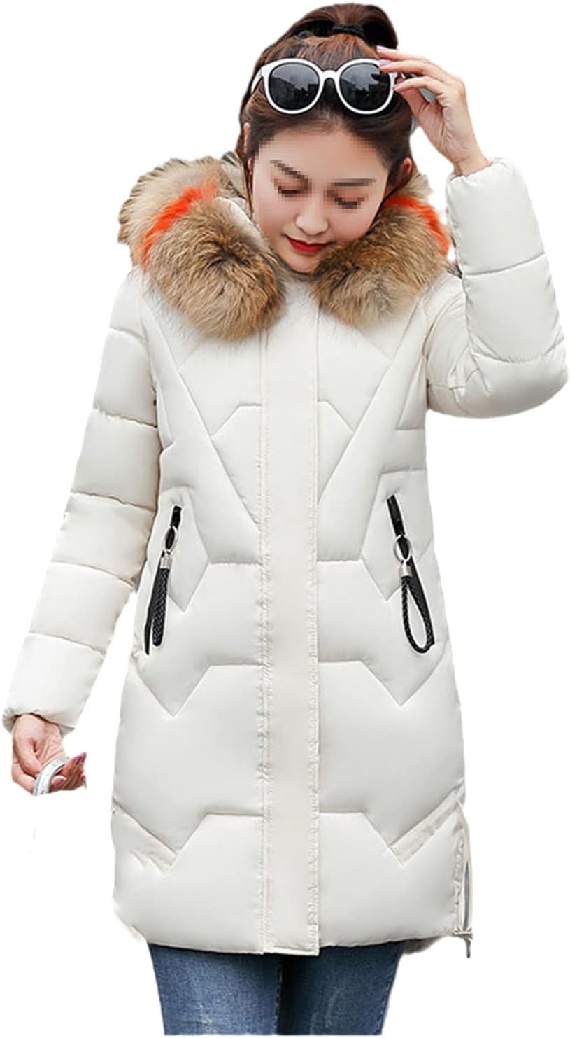 Winter Parka Coat Women Korean Loose Fashion Hooded Jacket White Red Black M-3XL Plus Size Slim Warmth Clothing - Image 7