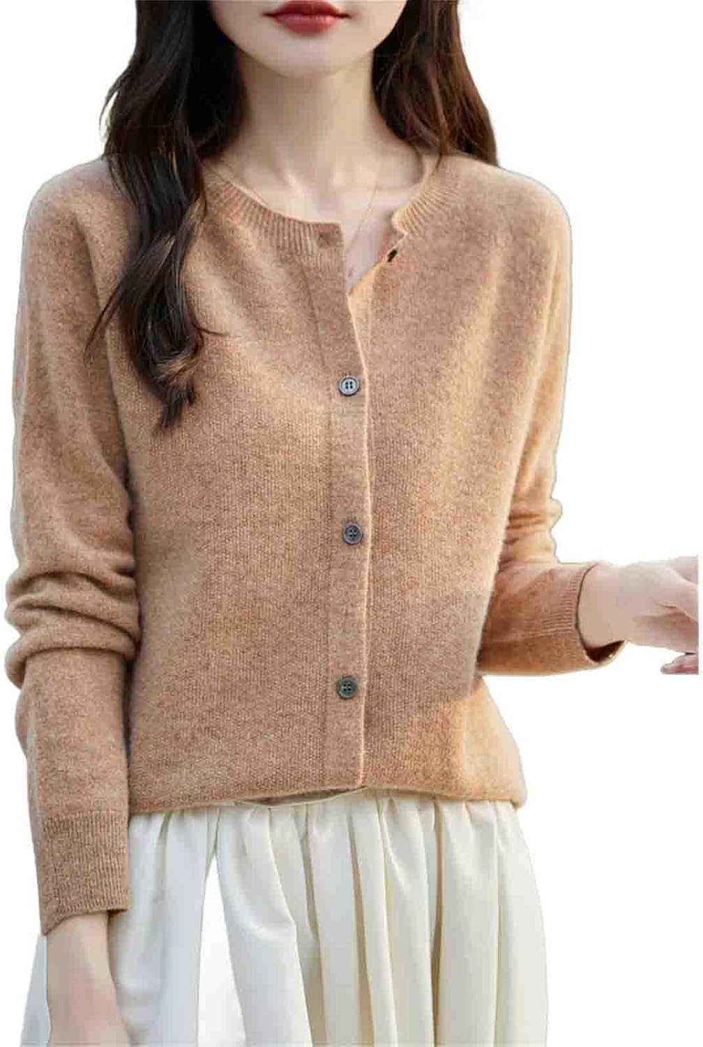 Winter Women Sweater Wool Knitwear Fashion Solid Cardigan Classic Long Sleeve Clothing Tops - Image 14
