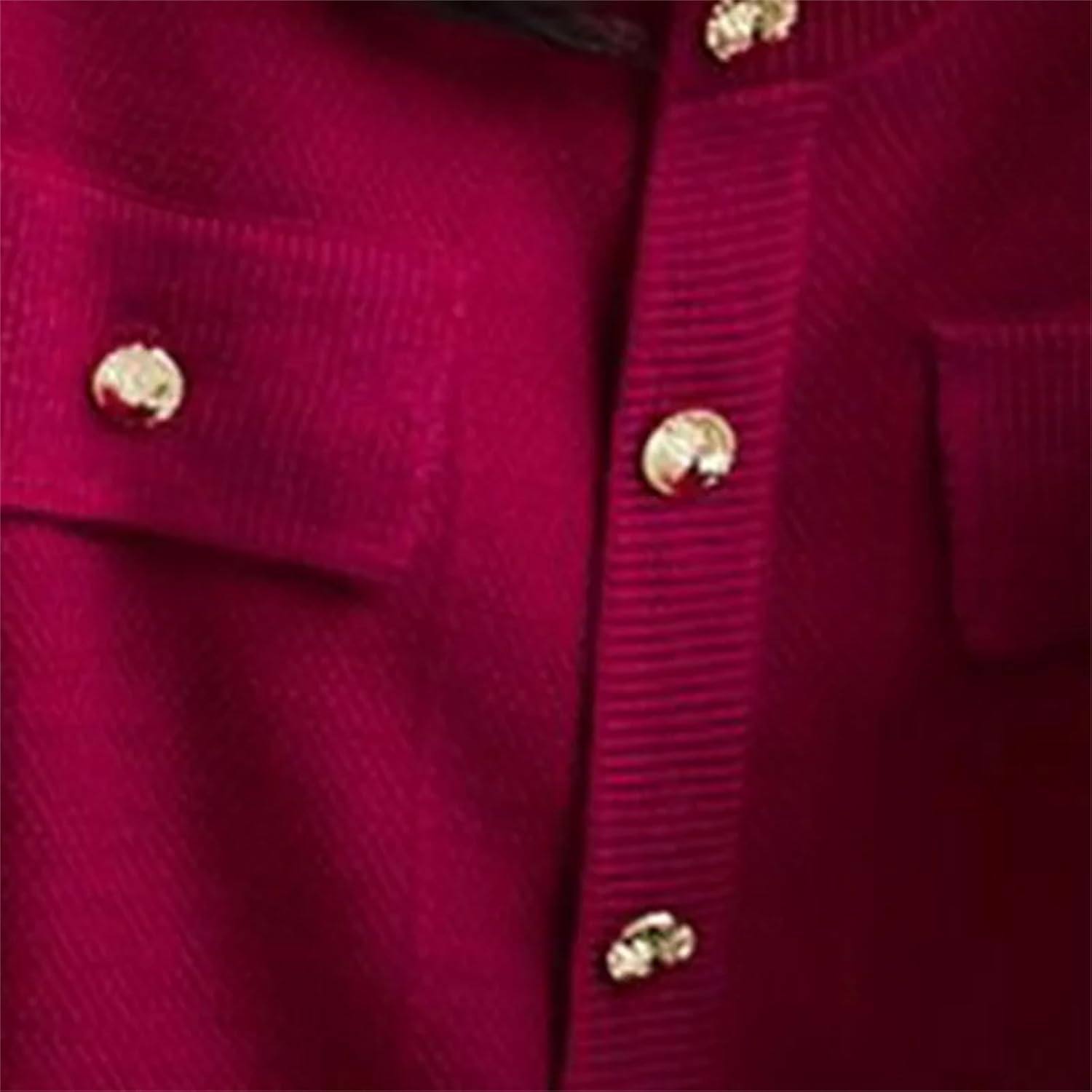 Women Fashion Button Solid Color Knitting Women Clothes Elegant Sweater Cardigan Long Sleeve O-Neck Top - Image 5