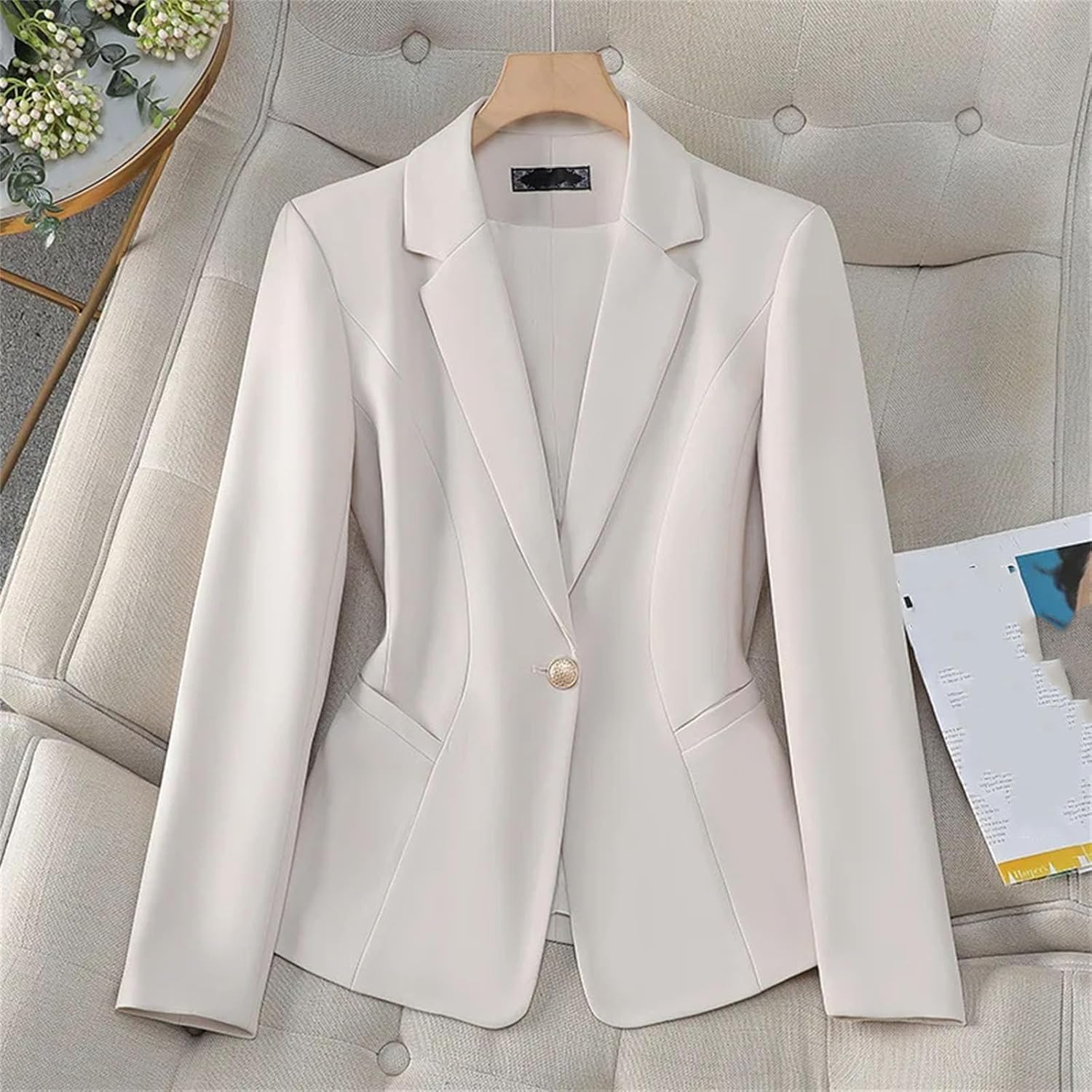 Women Suit Coat Elegant Ladies Casual Business Office Fashion Spring jacket Solid Female Outerwear Clothing - Image 5