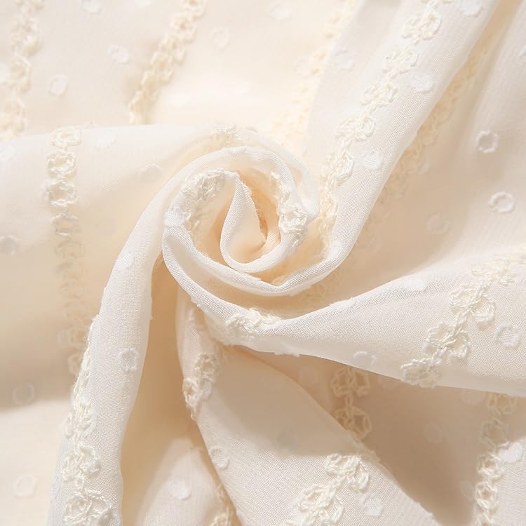 Women Vintage Tops Chiffon Blouse Long Sleeve Casual Female Work Office Shirts Female Clothing - Image 5