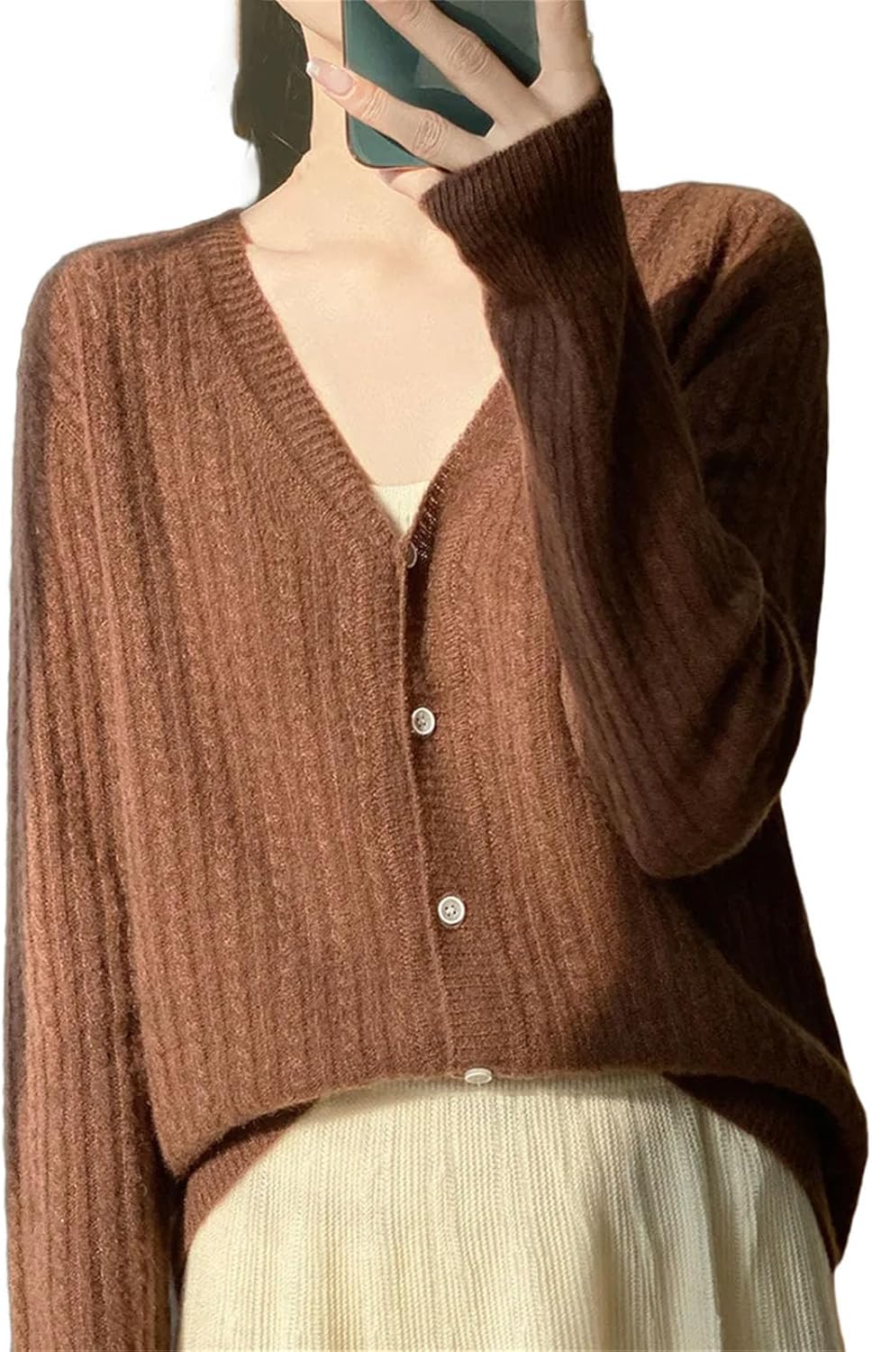 Women's Cardigan Sweaters Lightweight Oufits Clothes Fashion Trendy Long Sleeve Tops Casual Jackets - Image 11