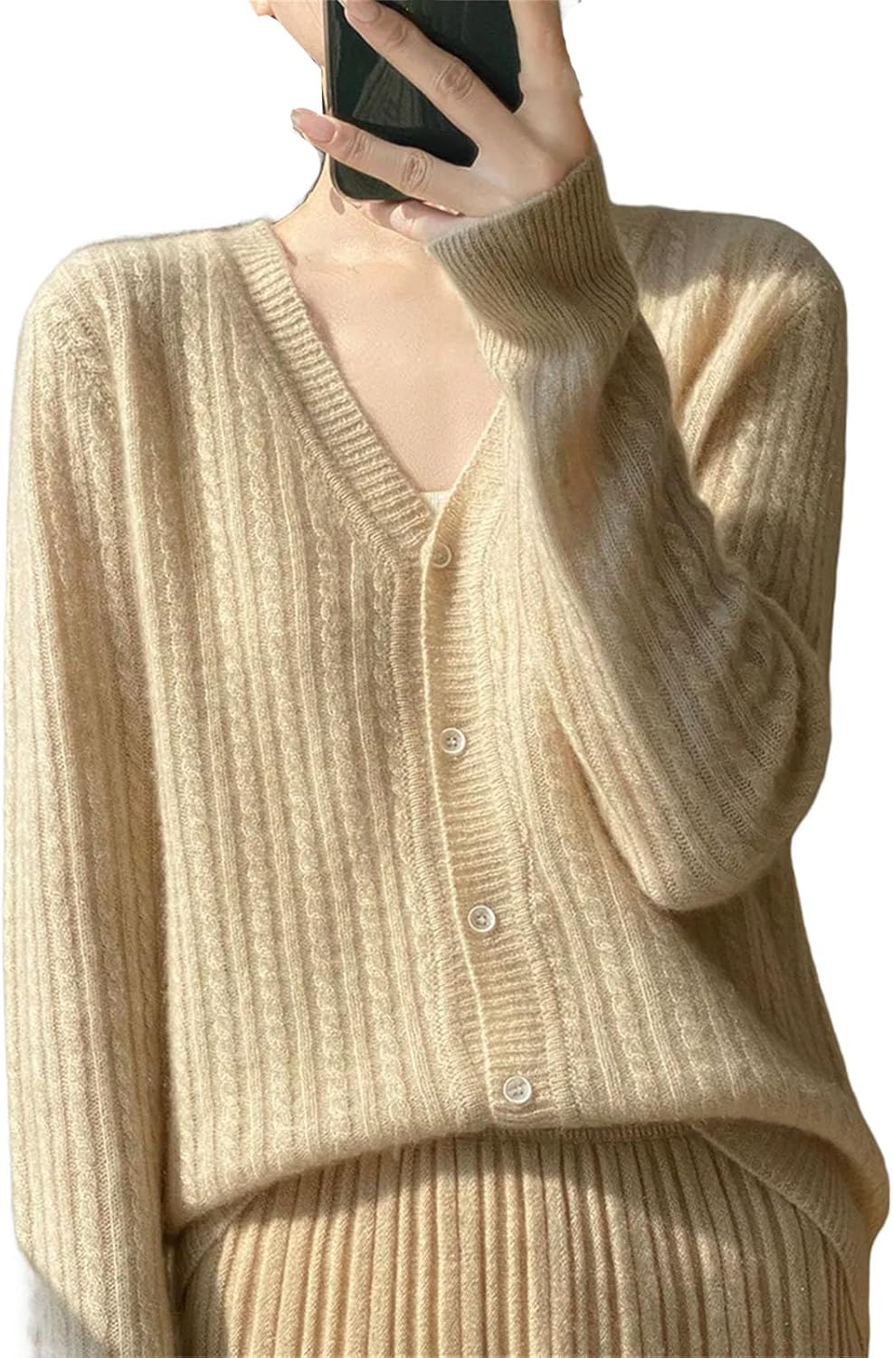 Women's Cardigan Sweaters Lightweight Oufits Clothes Fashion Trendy Long Sleeve Tops Casual Jackets - Image 10