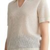 Women's Clothing Fashion Ladies Knitted Pullover Silk Polo Shirts Sweaters