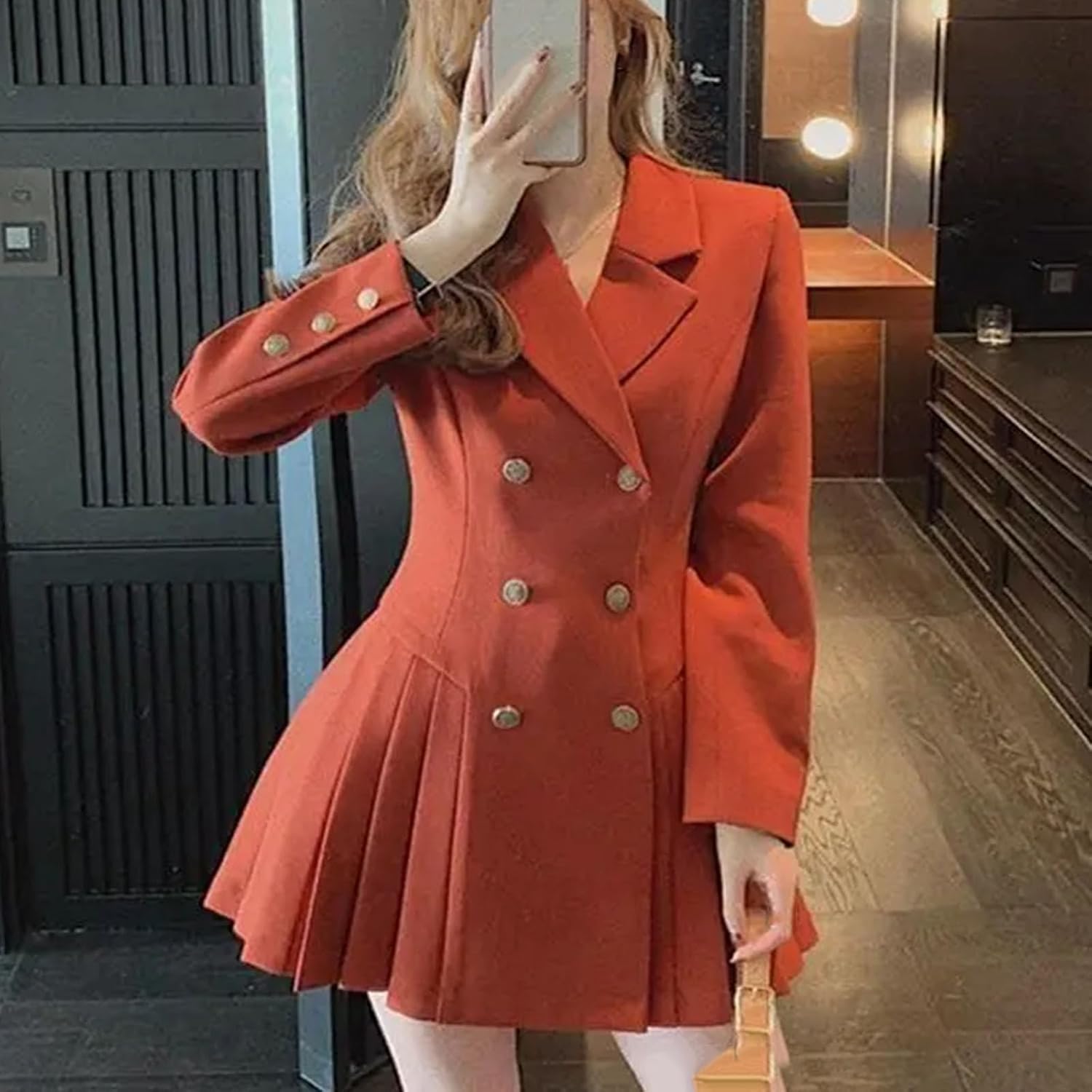 Women's Dress Harajuku Formal Occasion Female Dresses Long Sleeve Clothing Aesthetic Luxury Retro Fashion - Image 3