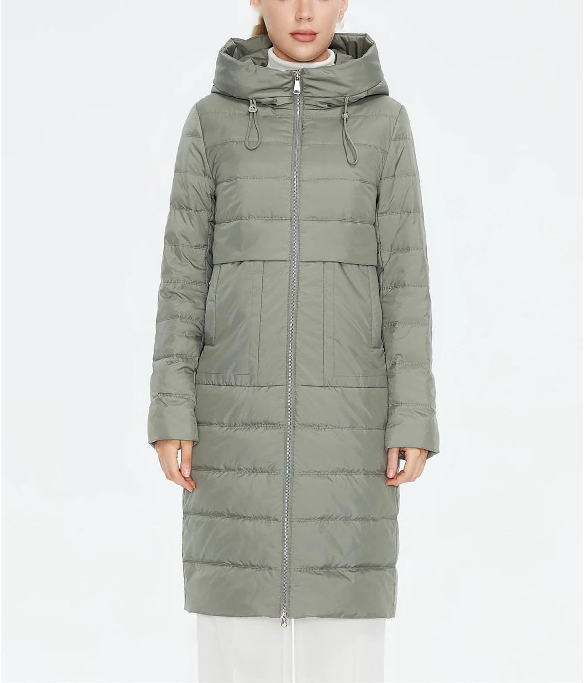 Women's Jacket Warm Long Parkas Lapel Outerwear Female Clothing Fashion Long Warm Jacket Women Quilted Coat - Image 5