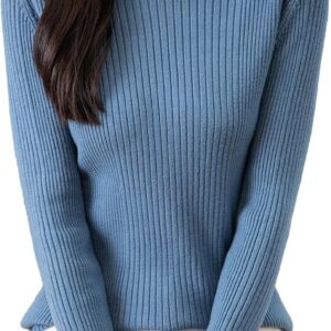 Women's Turtleneck Sweaters Fashion Tops Sweater for Women Knitted Pullover Knitwear Pullovers Female Clothing