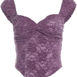 YMGSCC Slim Fashion Halter Sexy Backless Tank Top Female V-Neck Short-Sleeved Tightly Wrapped Clothing