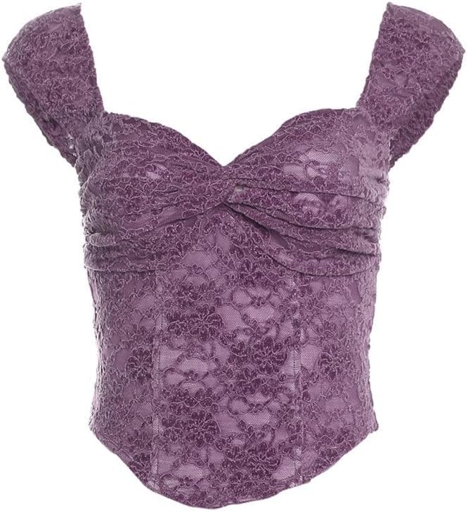 YMGSCC Slim Fashion Halter Sexy Backless Tank Top Female V-Neck Short-Sleeved Tightly Wrapped Clothing